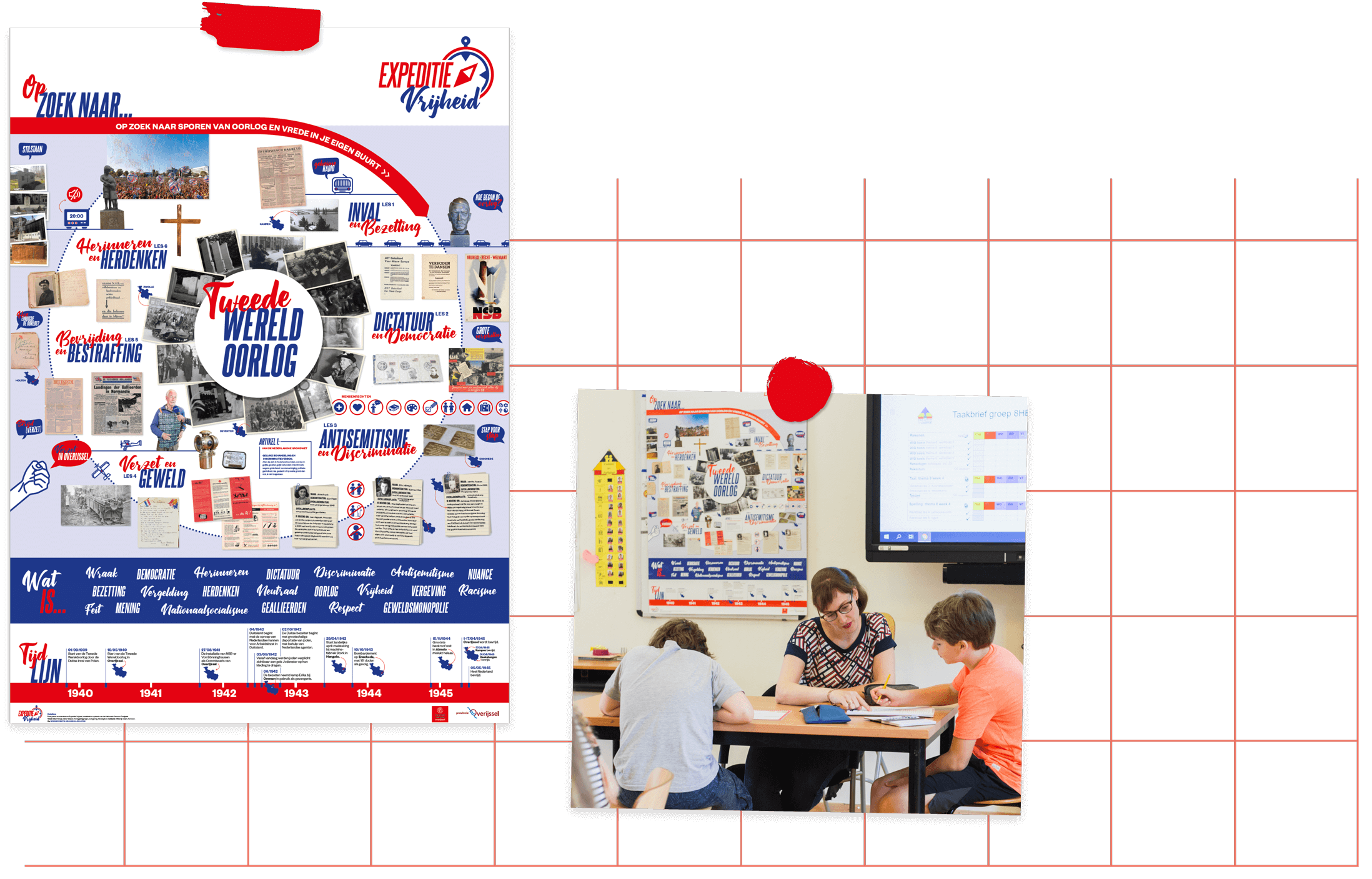 Tweede wereldoorlog, lesmateriaal over de tweede wereldoorlog